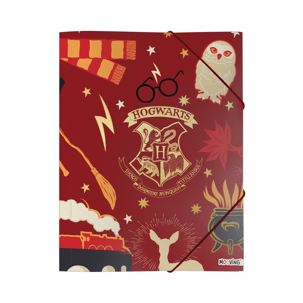 CARPETA MOOVING 3 SOLAPAS OFICIO HARRY POTTER