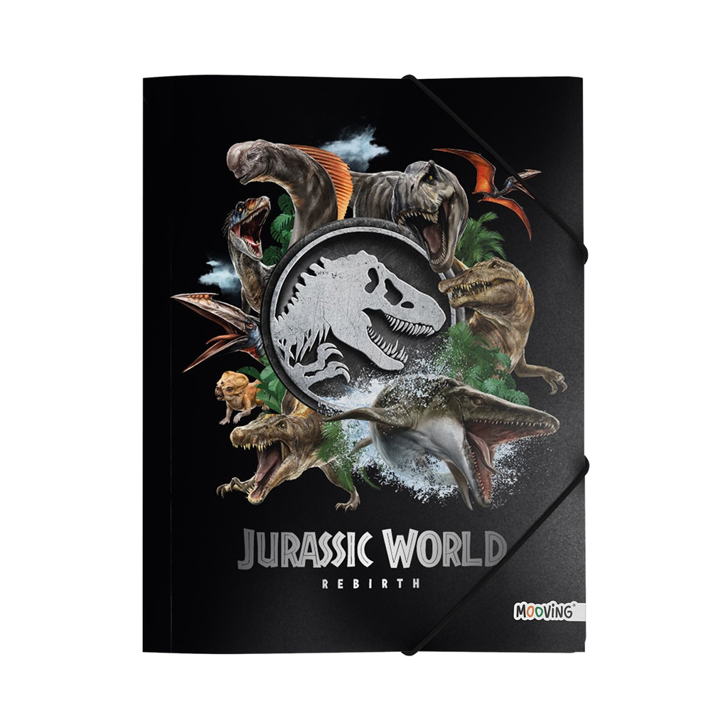 CARPETA MOOVING 3 SOLAPAS OFICIO JURASSIC WORLD