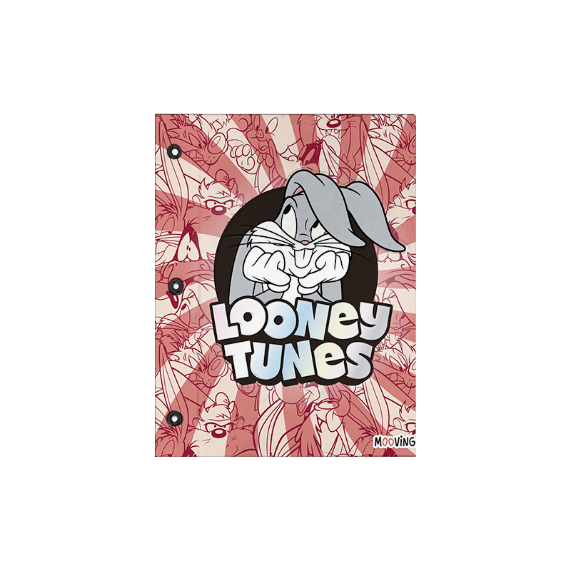 CARPETA 2 TAPAS Nº3 MOOVING LOONEY TUNES