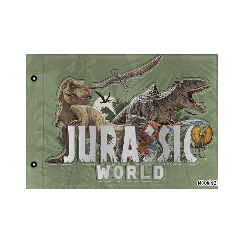 CARPETA MOOVING Nº5 2 TAPAS JURASSIC WORLD