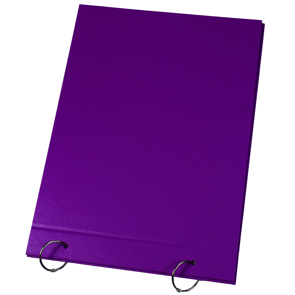 CARPETA LAMA Nº5 2 TAPAS PVC PURPURA