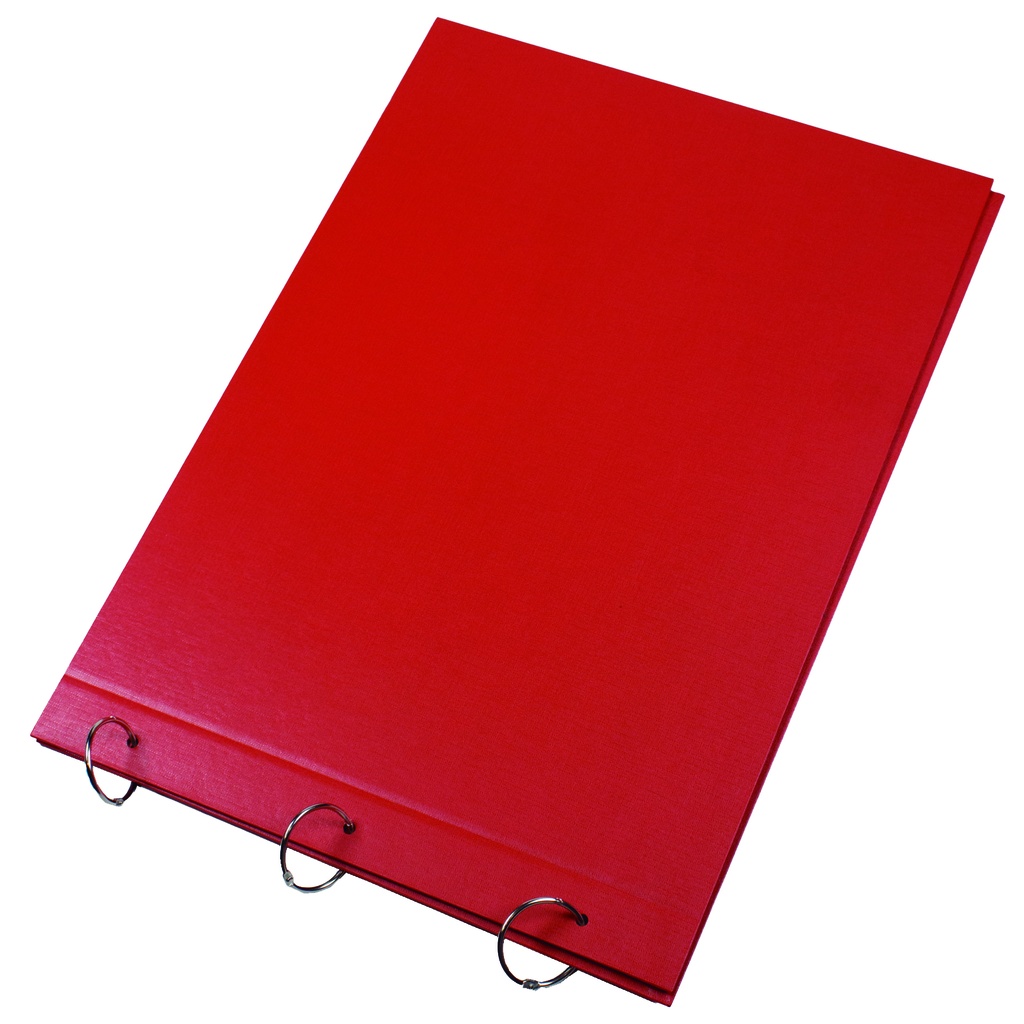 CARPETA LAMA 2 TAPAS Nº6 PVC ROJO