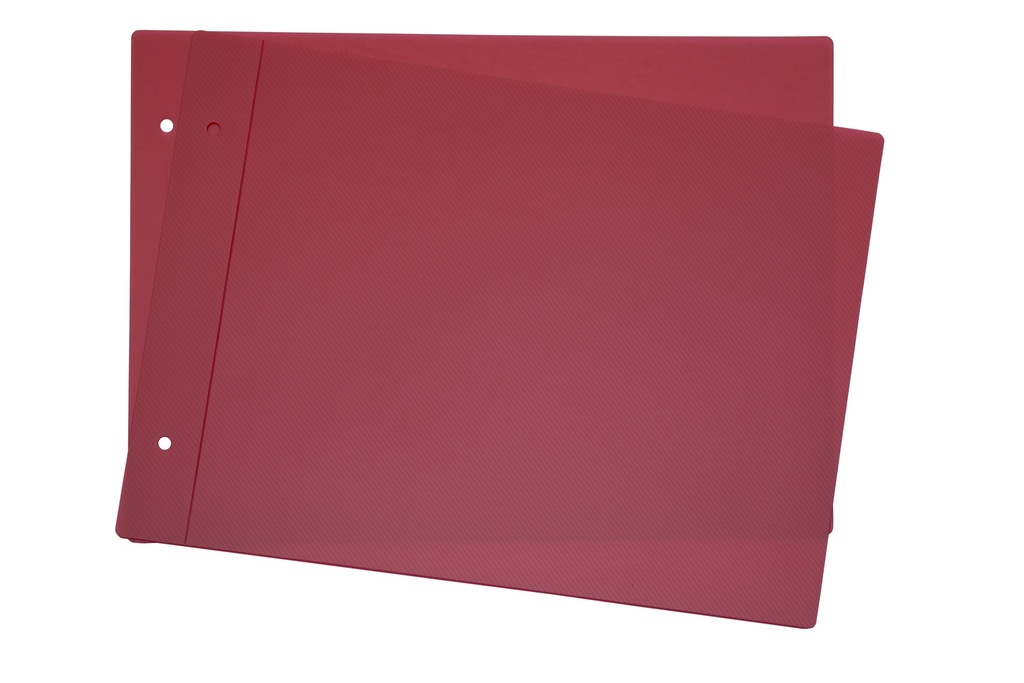 CARPETA LAMA Nº5 2 TAPAS PP ROJO