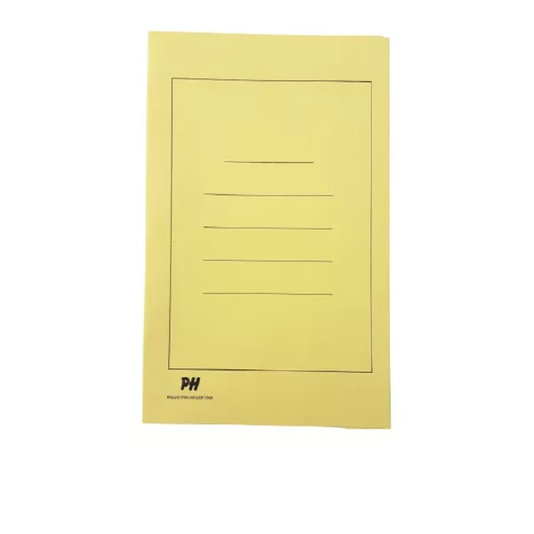 CARPETA PH OFICIO CARATULA X100 AMARILLO