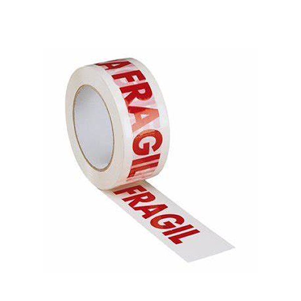 CINTA AUCA FRAGIL 48MMX50MT X6 BLANCA