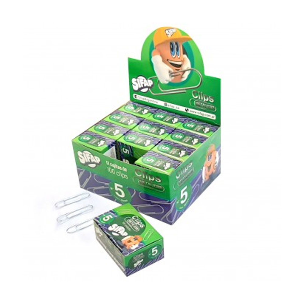 CLIPS SIFAP Nº5 X100