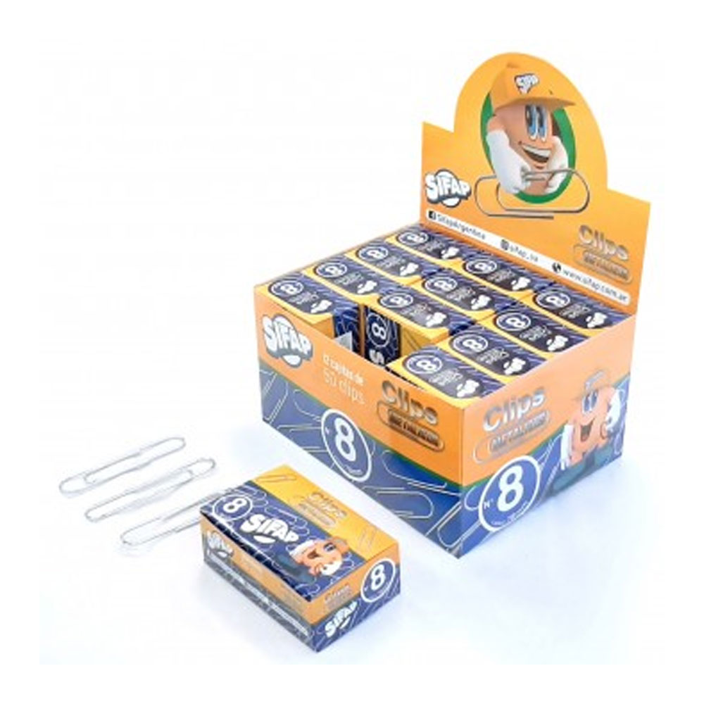 CLIPS SIFAP Nº8 X50