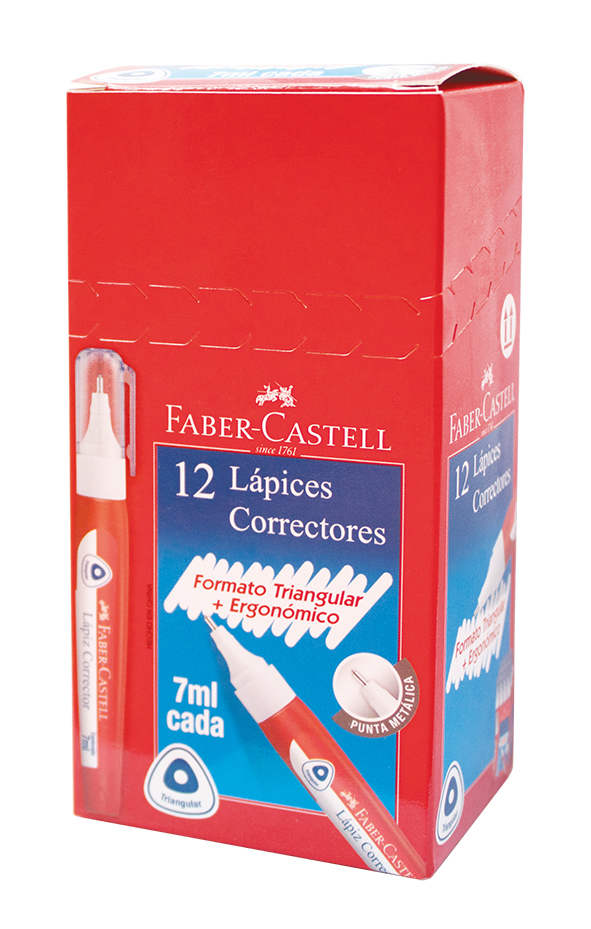 CORRECTOR FABER LAPIZ 7MM. X12