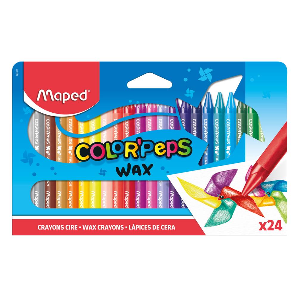 CRAYONES MAPED COLORPEPS X24
