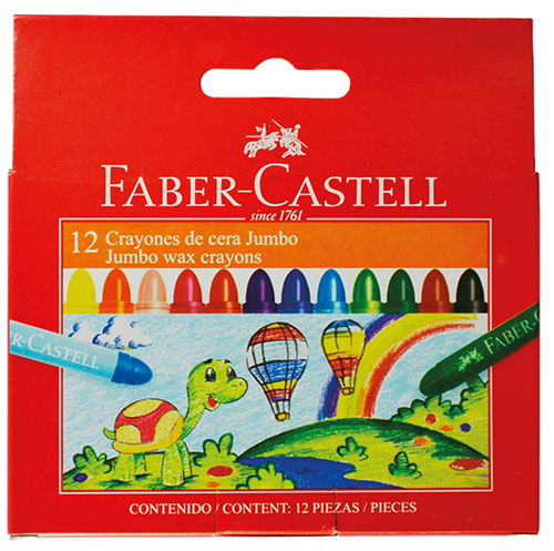 CRAYONES FABER CASTELL JUMBO X12