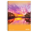 CUADERNO AVON CON ESPIRAL 22X29 84H RAYADO * ($1755 FINAL LLEVANDO BULTO)