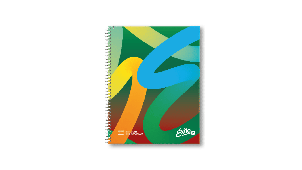 CUADERNO EXITO E7 ESPIRAL 21X27 60H CUADRICULADO
