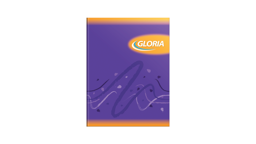 CUADERNO GLORIA TAPA FLEXIBLE 16X21 24 HOJAS CUADRICULADO