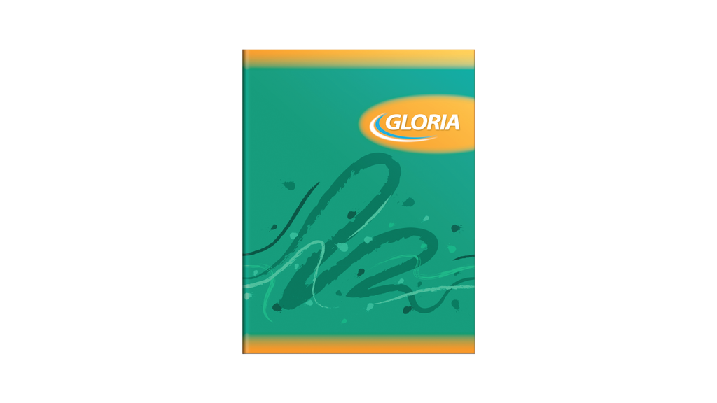 CUADERNO GLORIA TAPA FLEXIBLE 16X21 48 HOJAS LISO