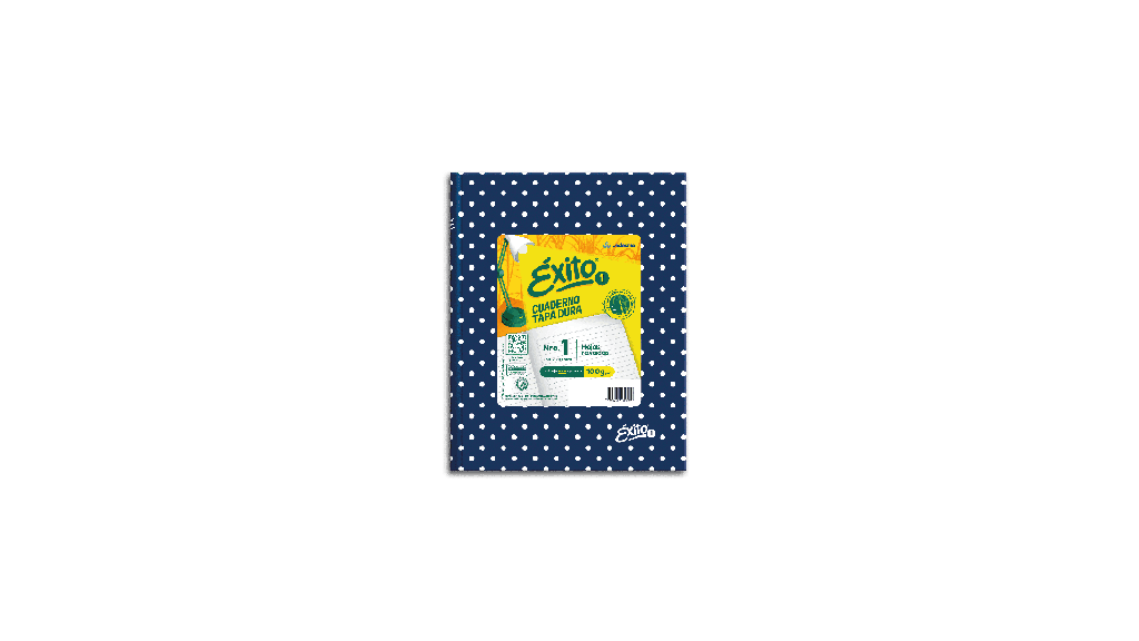 CUADERNO EXITO E1 LUNAR 48H AZUL RAYADO