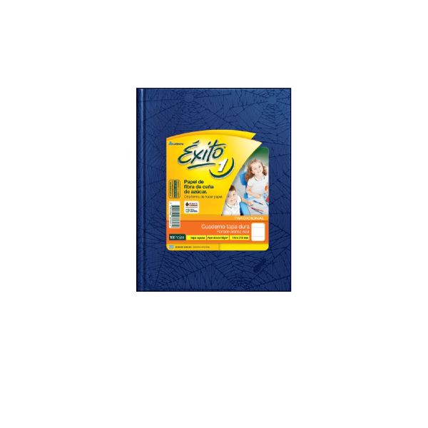 CUADERNO EXITO E1 ARAÑA 100H AZUL RAYADO