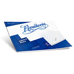 CUADERNO RIVADAVIA TAPA FLEXIBLE 20 HOJAS MUSICA