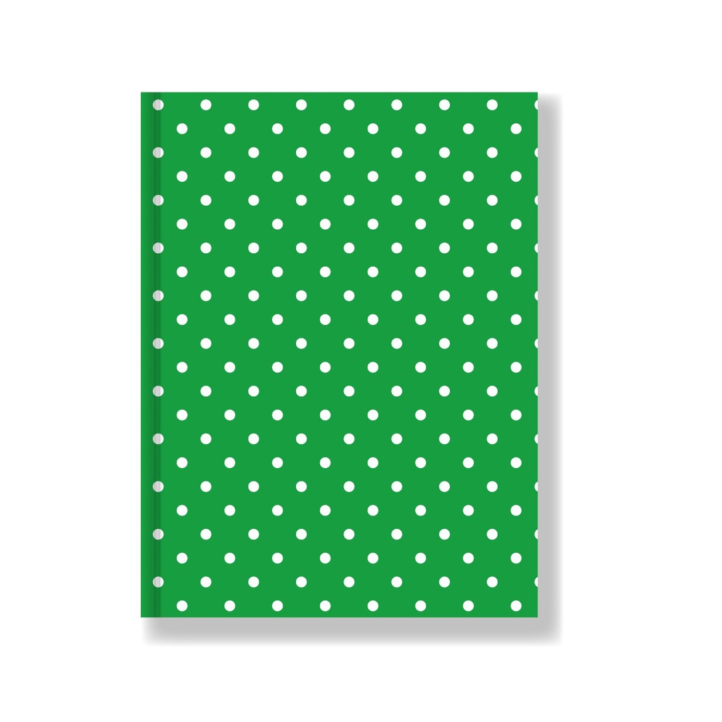 CUADERNO LAPRIDA LUNAR TAPA DURA 98H VERDE RAYADO