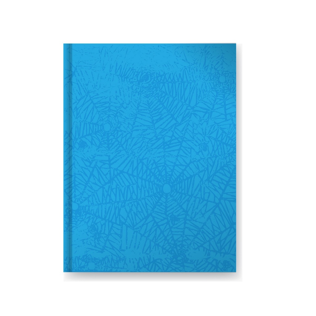 CUADERNO LAPRIDA AB3 ARAÑA TAPA DURA 50H CELESTE RAYADO
