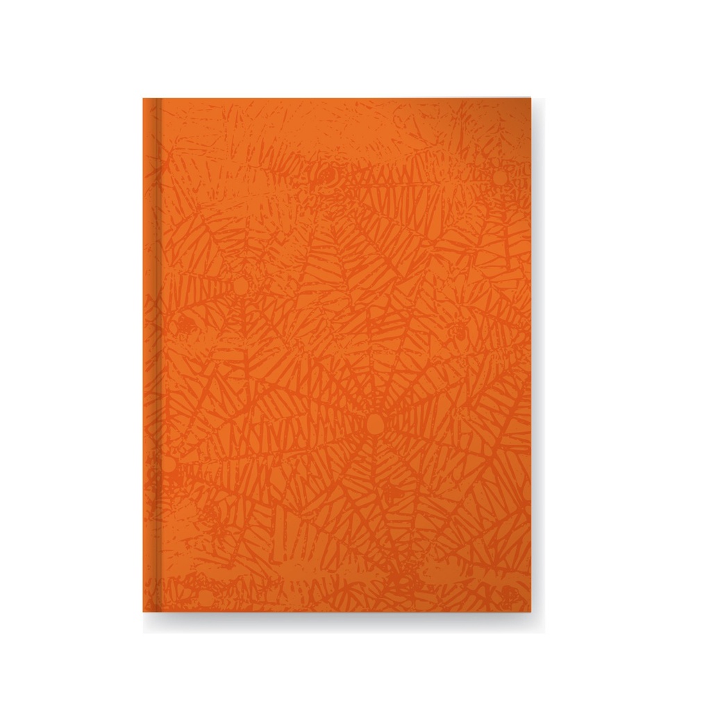 CUADERNO LAPRIDA AB3 T/D ARAÑA 50H NARANJA RAYADO