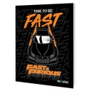 CUADERNO MOOVING 16X21 TAPA FLEXIBLE ABROCHADO 48 HOJAS RAPIDO Y FURIOSO