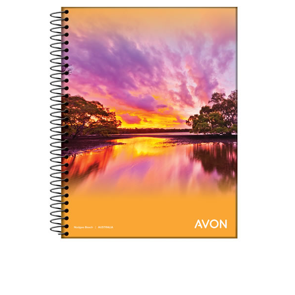 CUADERNO AVON CON ESPIRAL 16X21 46H CUADRICULADO