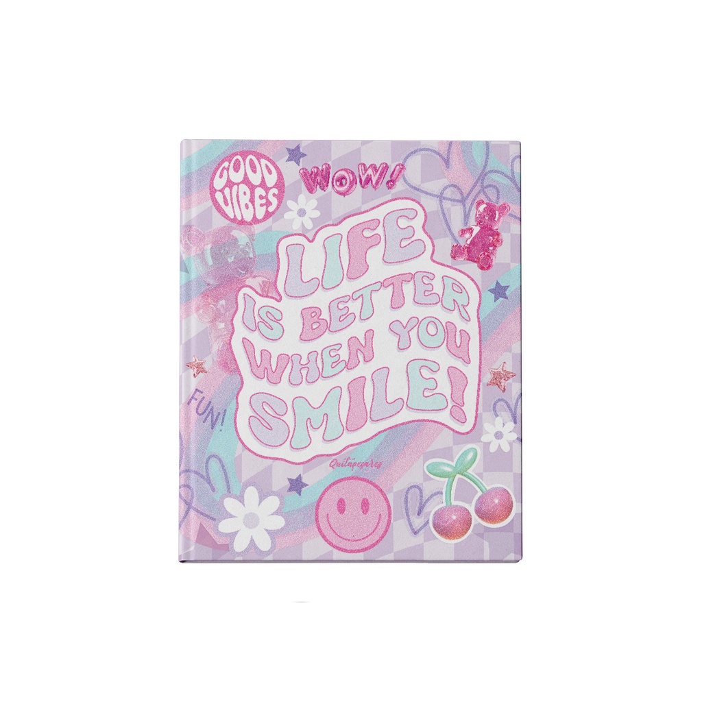 CUADERNO MOOVING 19.5X24 TAPA DURA COSIDO 48 HOJAS QUITAPESARES