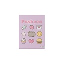 CUADERNO MOOVING 16X21 TAPA DURA COSIDO 48 HOJAS PUSHEEN