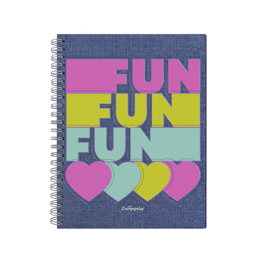 CUADERNO MOOVING TAPA DURA A4 96 HOJAS QUITAPESARES