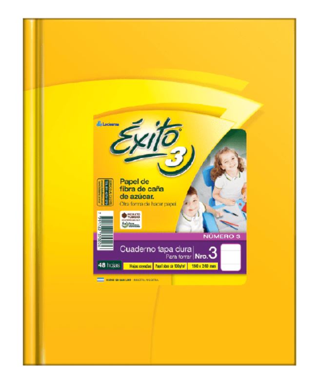 CUADERNO EXITO E3 PARA FORRAR 48H RAYADO