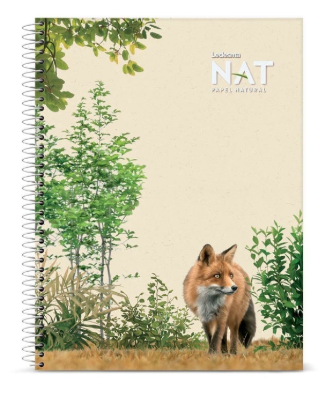 CUADERNO LEDESMA NAT TAPA BLANDA 22X29 70 HOJAS CUADRICULADO
