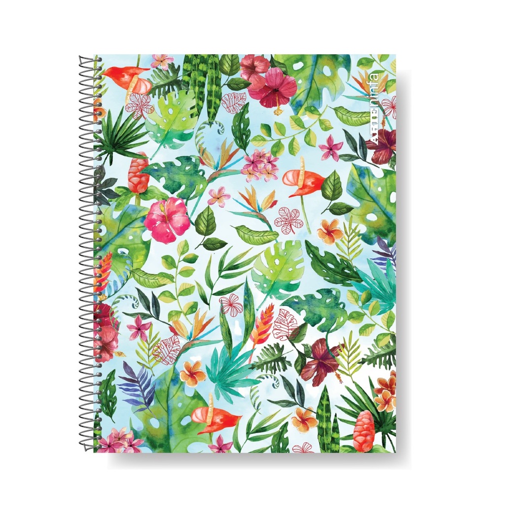 CUADERNO ARTE NINFA 22X29.7 80H CUADRICULADO TAPA SEMI RIGIDA