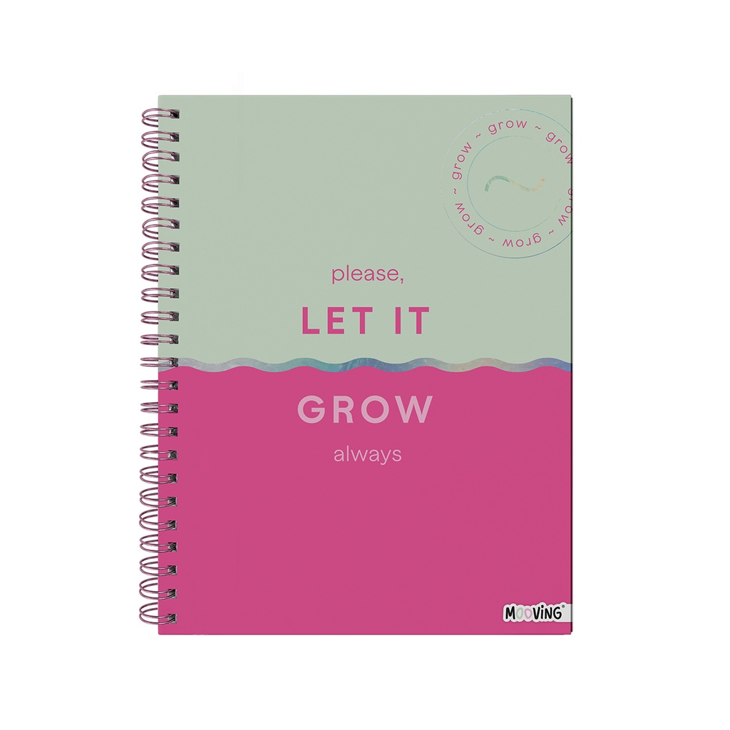 CUADERNO MOOVING A4 TAPA DURA 96 HOJAS PASTEL BLOCK