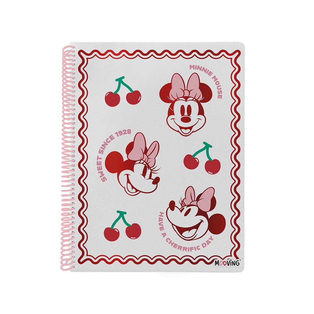 CUADERNO MOOVING A4 UNIVERSITARIO 80 HOJAS MINNIE MOUSE