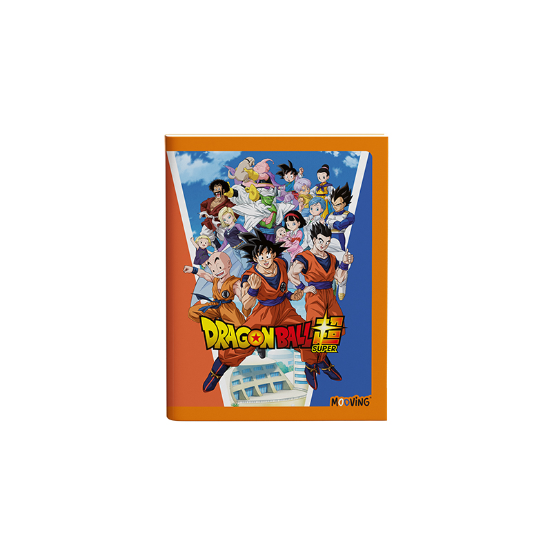 CUADERNO MOOVING TAPA FLEXIBLE 16X21 48H DRAGON BALL