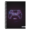 CUADERNO MOOVING 16X21 TAPA DURA CON ESPIRAL 80 HOJAS PLAYSTATION