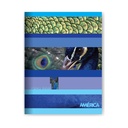 CUADERNO AMERICA TAPA FLEXIBLE 16X21 48H LISO