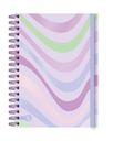 CUADERNO RY A5 15X21 ANILLADO 80 HOJAS LISO MIX 1071