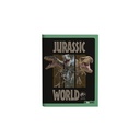 CUADERNO MOOVING 16X21 TAPA FLEXIBLE ABROCHADO 48 HOJAS JURASSIC WORLD