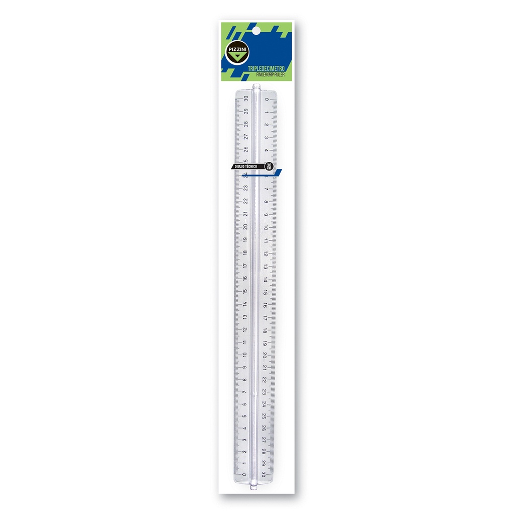 TRIPLEDECIMETRO PIZZINI 30CM