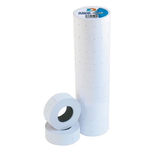 ETIQUETAS EN ROLLO EZCO BLANCO X10
