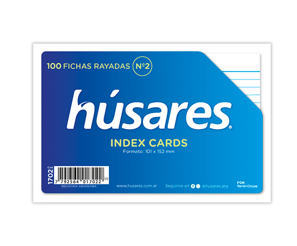 FICHAS HUSARES RAYADAS Nº2 X100 1702