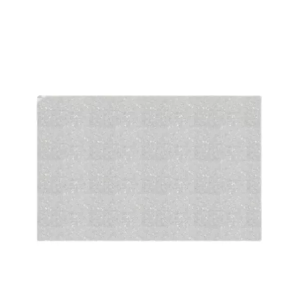 GOMA EVA GLITTER X10 BLANCO