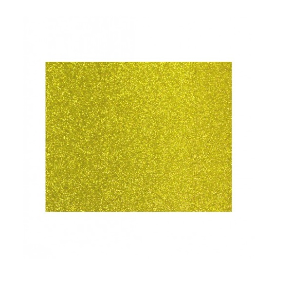 GOMA EVA GLITTER X10 AMARILLO
