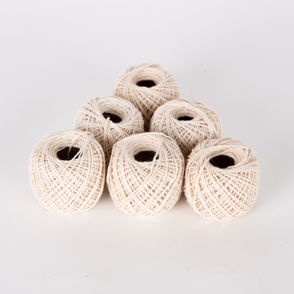 HILO DE ALGODON CRUDO 50g X10