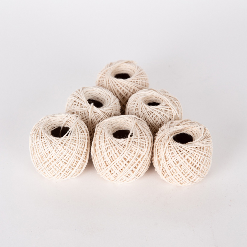 HILO DE ALGODON CRUDO 30G X10