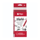 LAPIZ GRAFITO FILGO CON GOMA HB X12