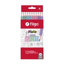LAPIZ GRAFITO FILGO CUERPO PASTEL HB X12