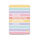 LIBRETA RY ACABALLADA 10.5x15cm 64 HOJAS RAYADAS LINEA MIX 1001