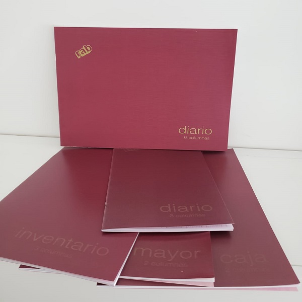 LIBRO RAB DIARIO TAPA FLEXIBLE  2COLUMNAS 40 PAGINAS